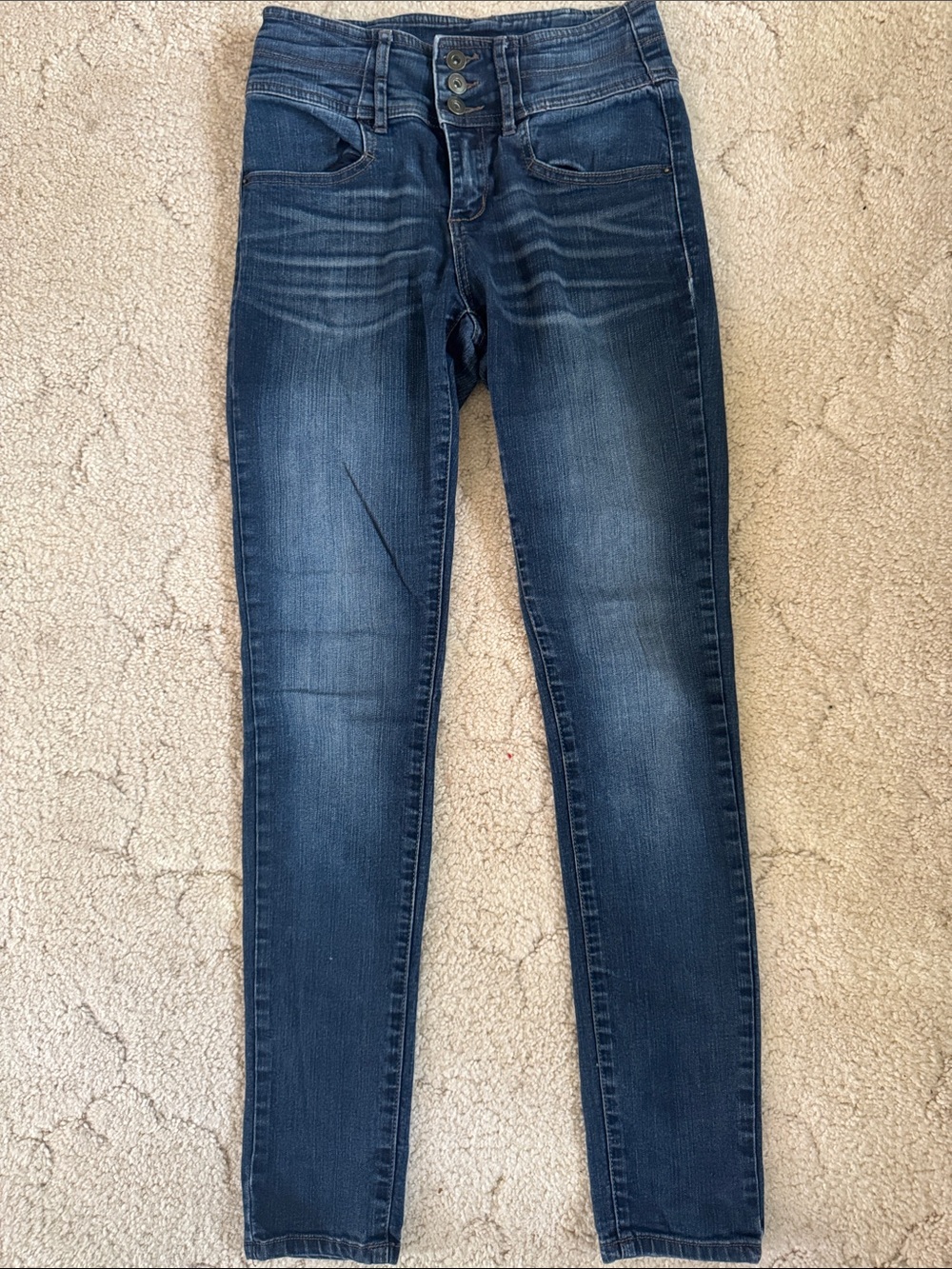 Dynamite Women's Dark Wash High-Rise Skinny Jeans